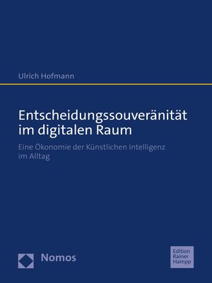 cover image of Entscheidungssouveränität im digitalen Raum